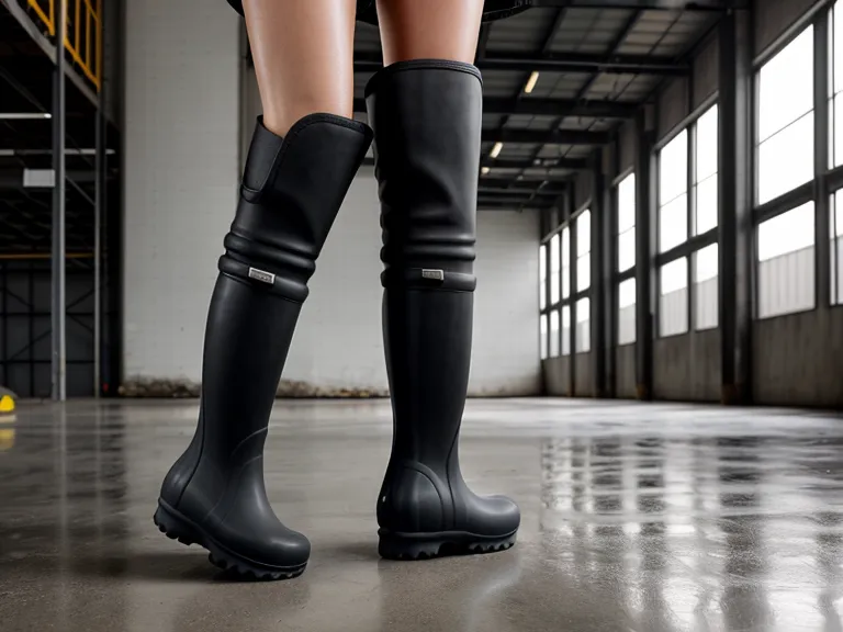 Close-up of natural rubber blooming on a Hunter Chelsea boot.