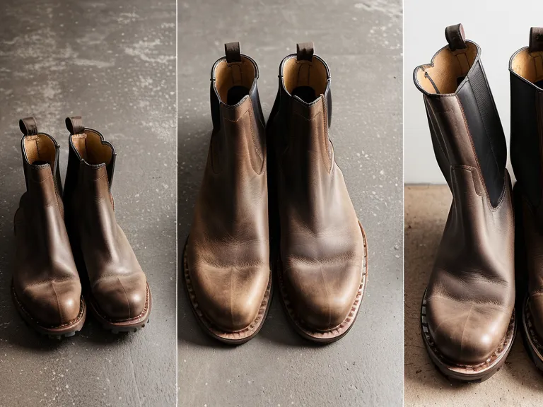 Comparison of a Hunter Chelsea boot and a Georgia work boot.