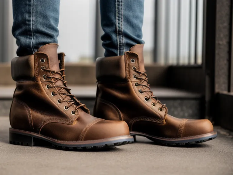Wide toe box stitching on a Rocky work boot tested for warehouse maintenance durability